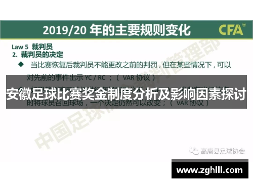 安徽足球比赛奖金制度分析及影响因素探讨